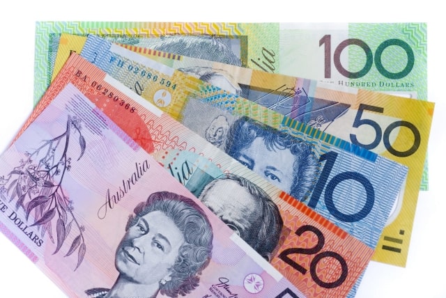 Đồng tiền tệ tại Úc.