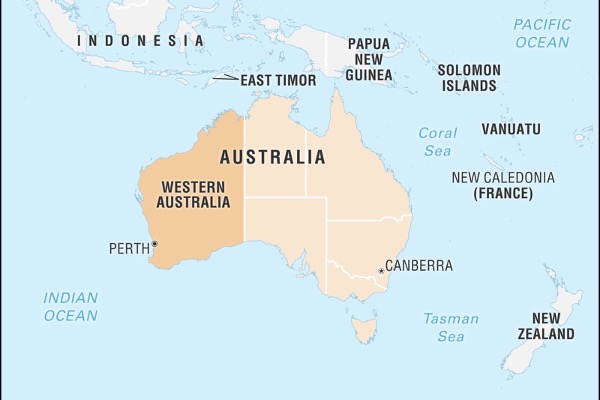Bang Tây Úc có diện tích chiếm đến ⅓ lãnh thổ Australia