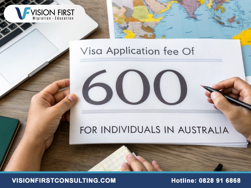 Chi phí xin visa 600 Úc