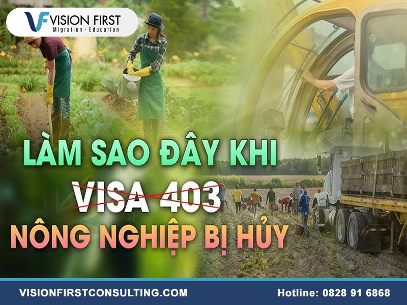 Visa nông nghiệp Úc bị hủy