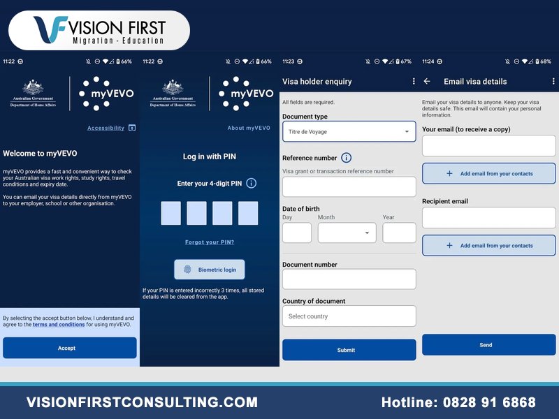 Cách check tra cứu visa Úc online