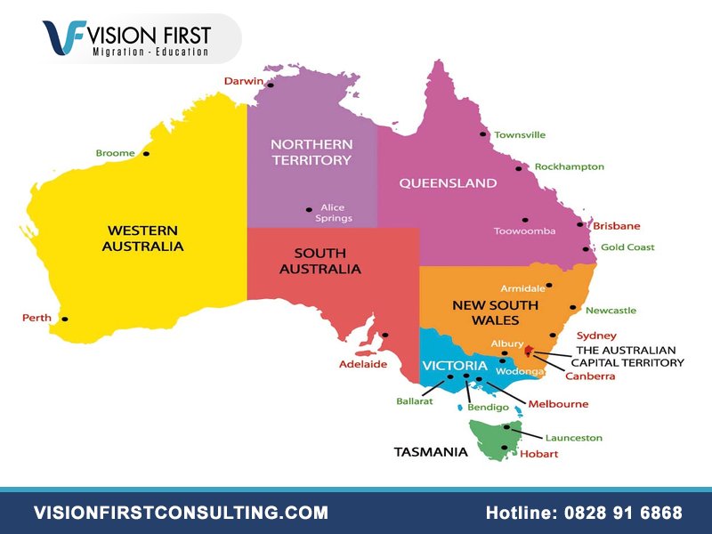 Bản đồ nước Úc