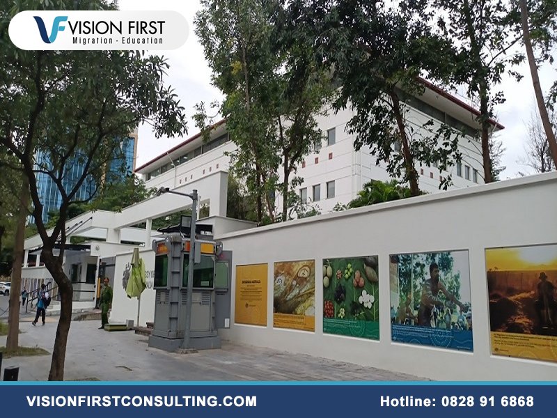 Lãnh sự quán Úc ở đâu?