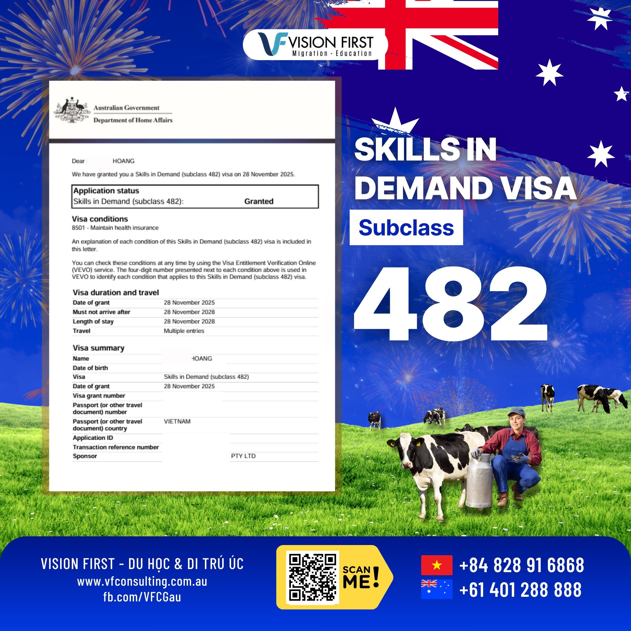 Visa Grant 1